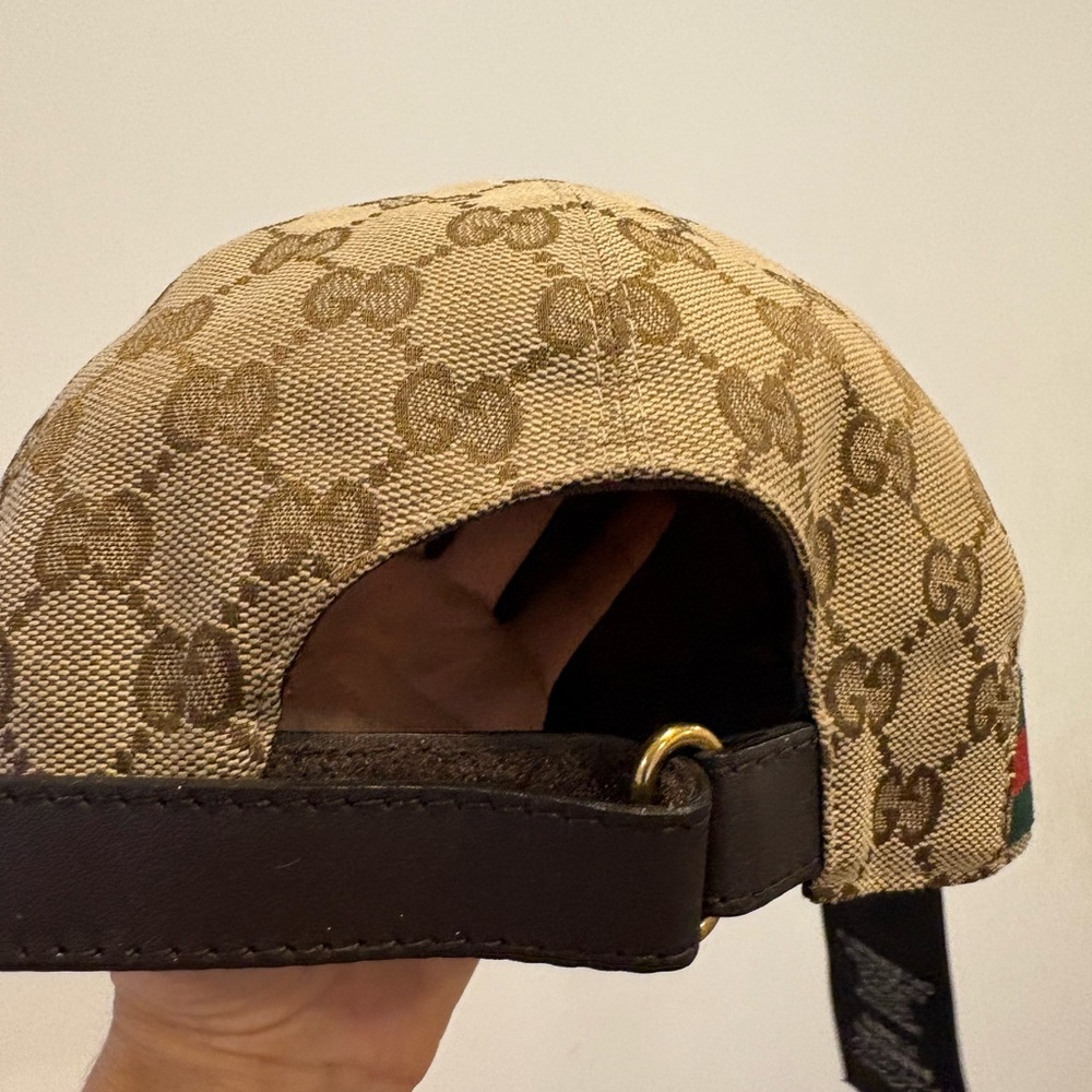 Gucci Beige Monogram Hat with Iconic Pattern - Picture 3 of 9